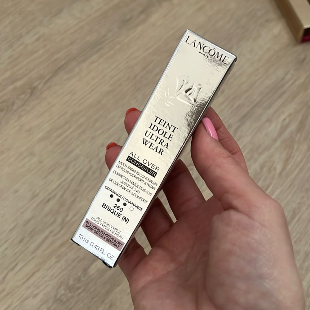 Lancôme Teint Idole Ultra Wear All Over Full Coverage Concealer Shade 260 Bisque